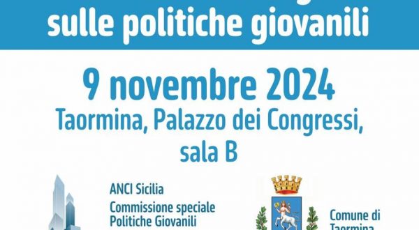 Politiche giovanili, a Taormina la prima conferenza regionale di Anci Sicilia