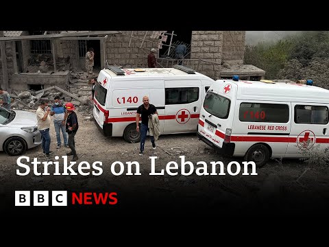 Israeli strike in Aitou in northern Lebanon kills 18 people, says Lebanese Red Cross | BBC News