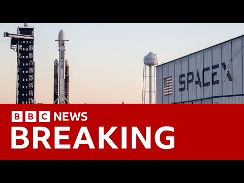 Nasa spacecraft blasts off to hunt alien life on a distant moon | BBC News