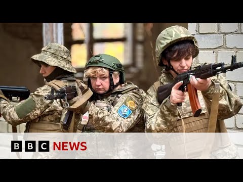 ‘It’s scary – so’s giving birth’: The female unit in Ukraine gunning down Russian drones | BBC News