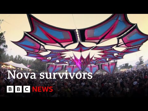 ‘We danced with joy then hid among the dead’ – Nova survivors recall Hamas massacre | BBC News