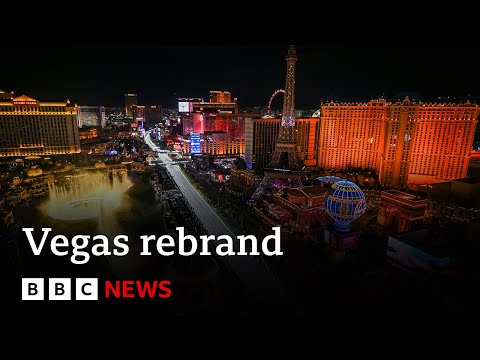 Las Vegas rebranding away from ‘Sin City’ | BBC News