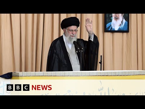 Iran’s supreme leader defends strikes on Israel in rare public speech | BBC News