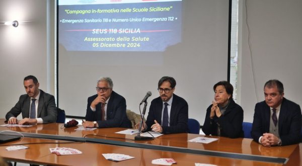 Seus, nuova campagna informativa nelle scuole siciliane su NUE 112 e 118