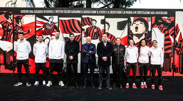 AC Milan e SNAIFUN svelano il murale per celebrare i 125 anni del Club