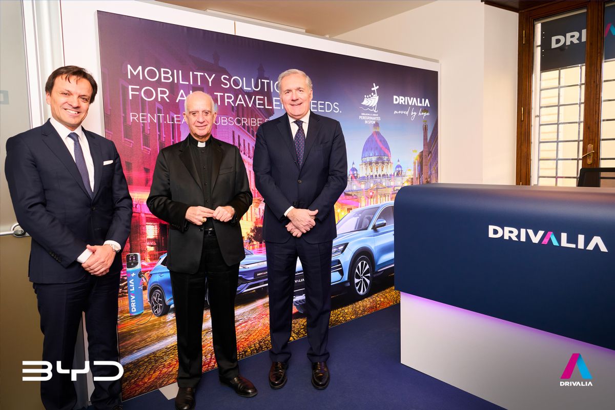 Giubileo, nuovo Mobility Store Drivalia con Byd per pellegrini e turisti