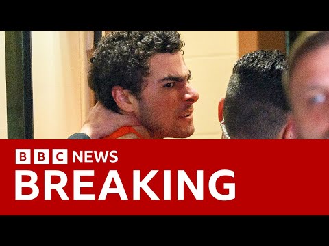 CEO shooting suspect Luigi Mangione in angry outburst as he fights New York extradition | BBC News