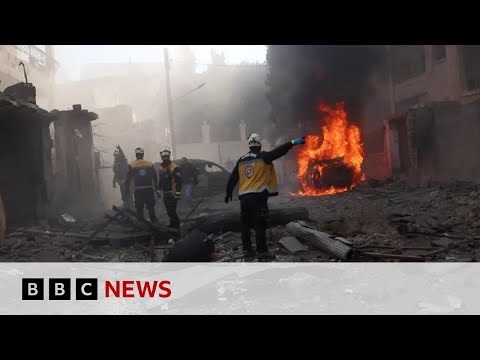 More Russian strikes as Syrian rebels advance after taking Aleppo | BBC News