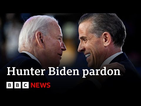 Donald Trump calls Joe Biden’s official pardon of son Hunter ‘an abuse’ | BBC News